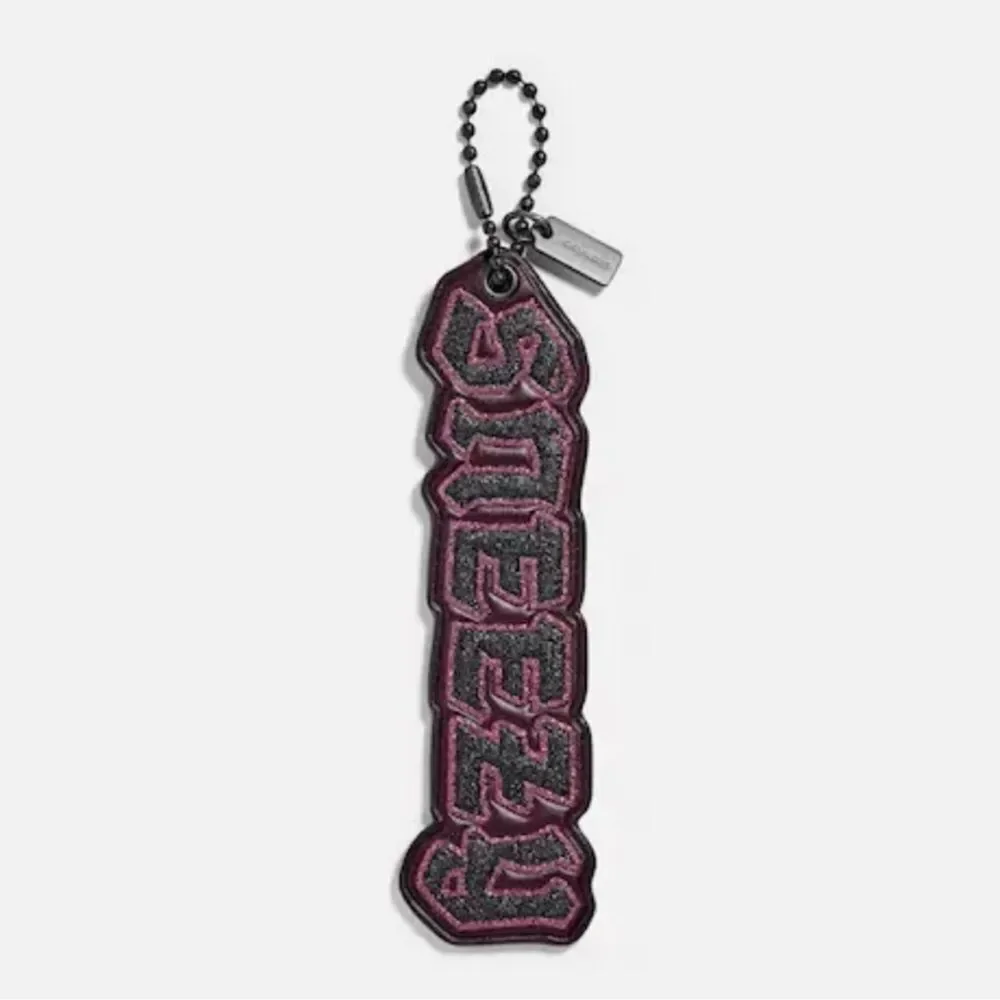 Coach Disney X Coach Sneezy Leather Keychain Fob Bag Charm Style # F73435